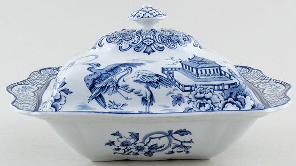 Vegetable Dish with Cover c1920s